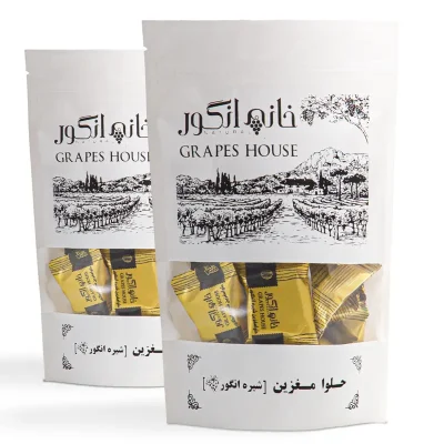 حلوا-مغزین-شیره-انگور-ریحان