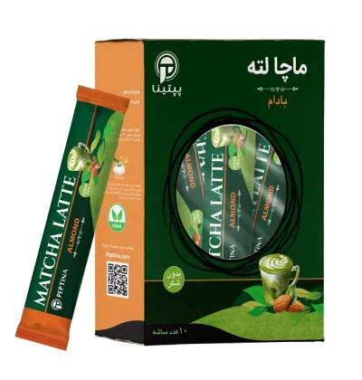 ماچا-لته-بادام-ریحان